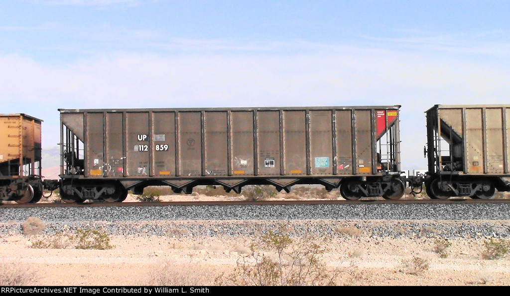 EB Unit Empty Open Hopper Frt at Erie NV -36